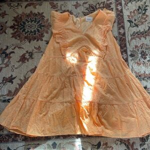 ANDREE BY UNIT Orange Mini Dress